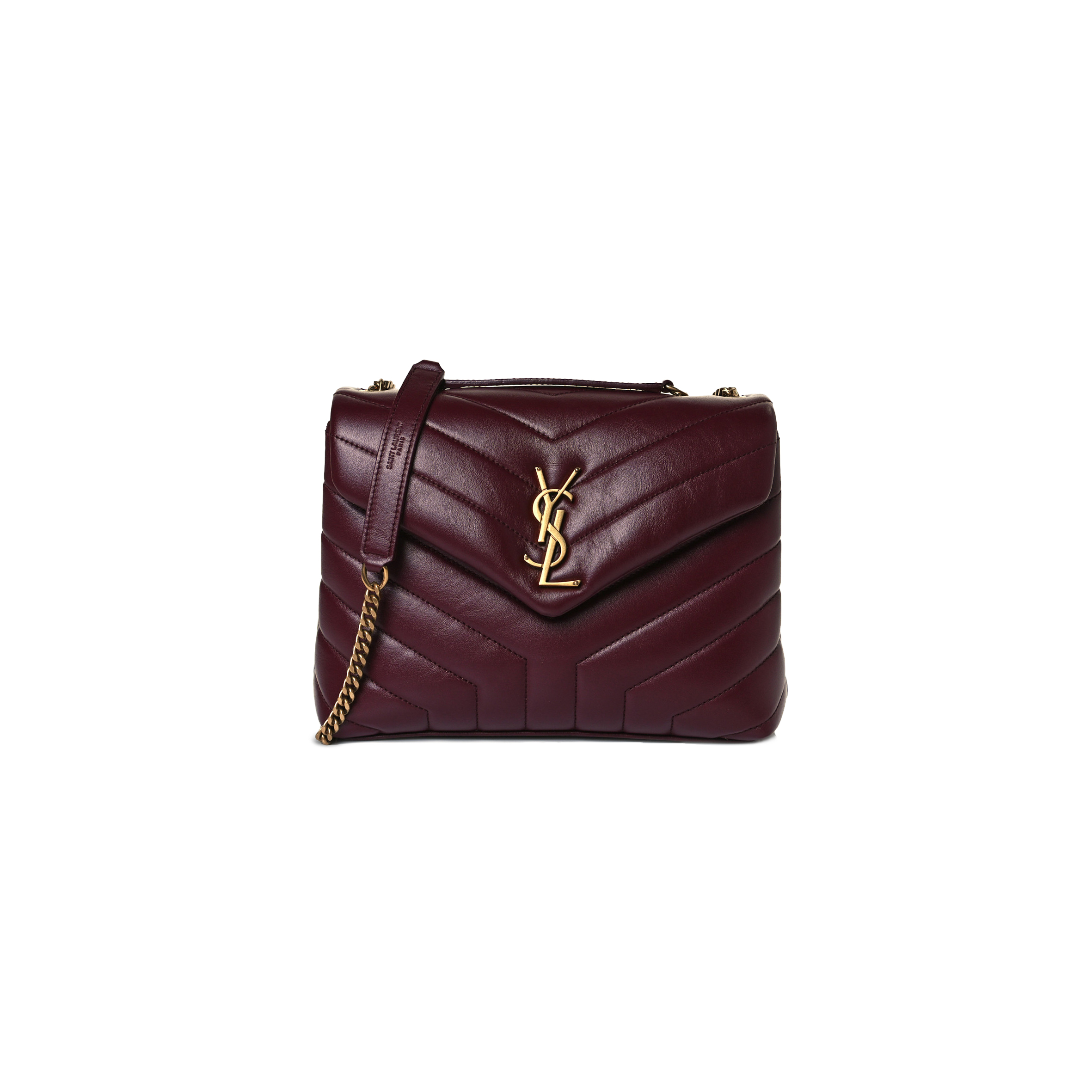 YSL LOULOU SMALL IN QUILTED LEATHER 494699DV7276475 (23*17*9cm)